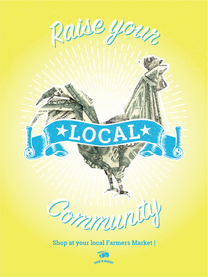 Farm To Market Raise Poster