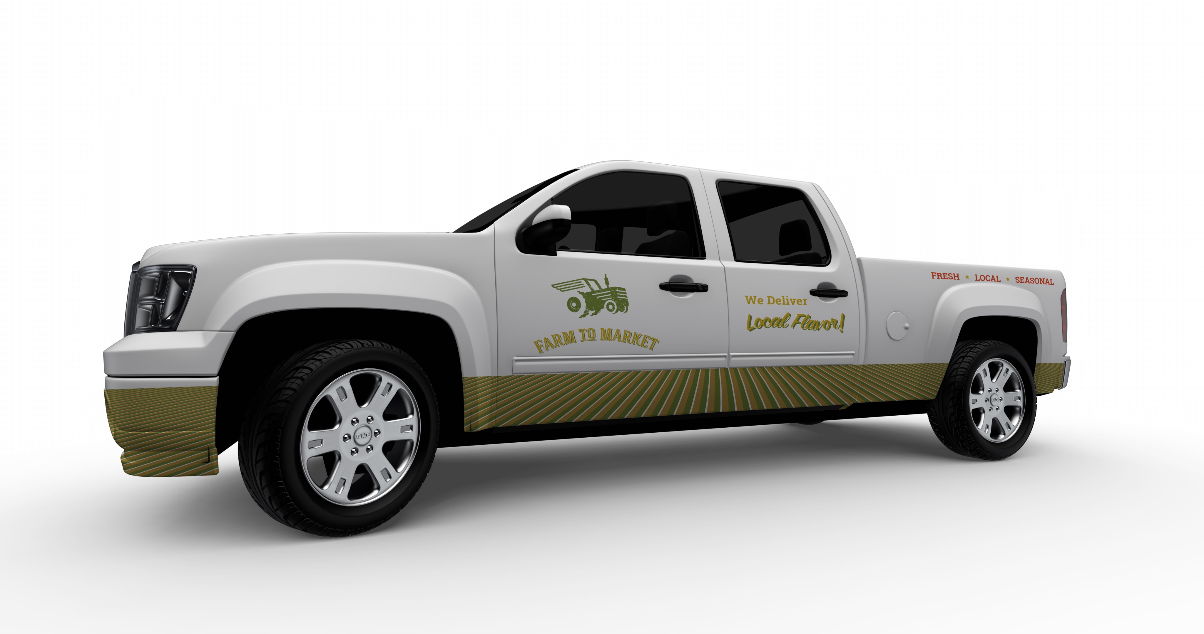 Farm To Market Delivery Truck