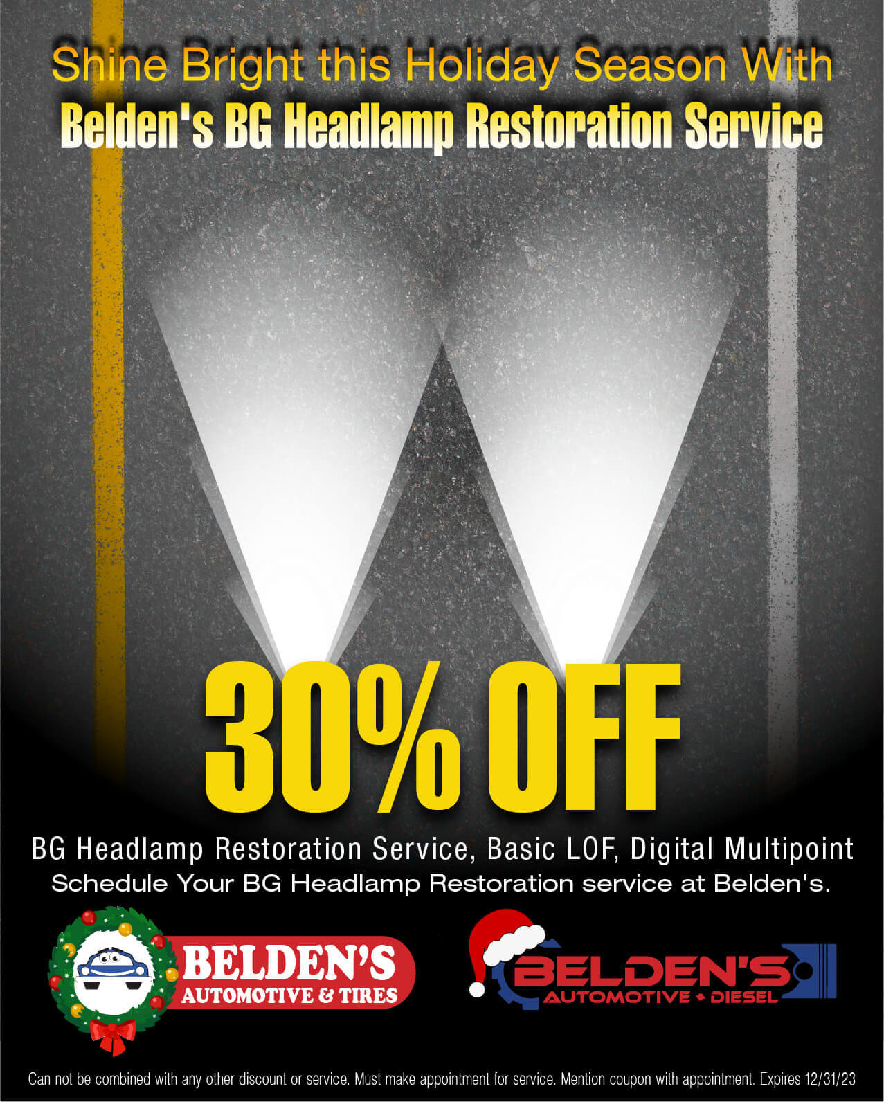 Beldens Monthly Special Print Ad